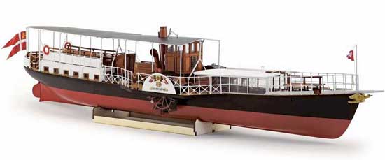 S/S Hjejlen Dampfschiff 1:33 RC-Baukasten