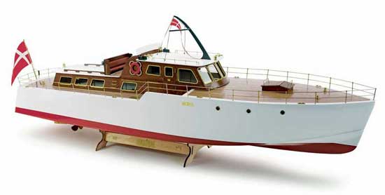 Admiral Yacht 1:20 Vintage-Baukasten